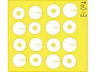 Окрасочная маска на Колесные диски периода WWI. Масштаб 1:48