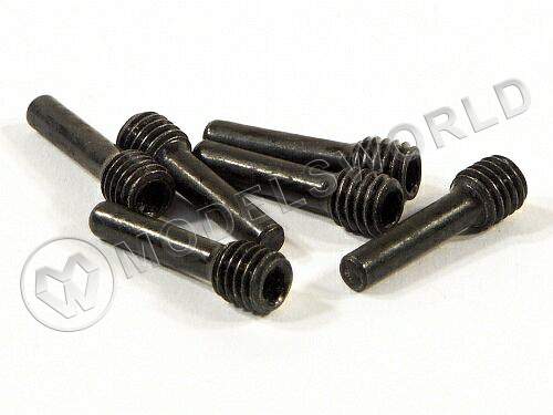SCREW SHAFT M5x3x18 mm (Black/6pcs) - фото 1