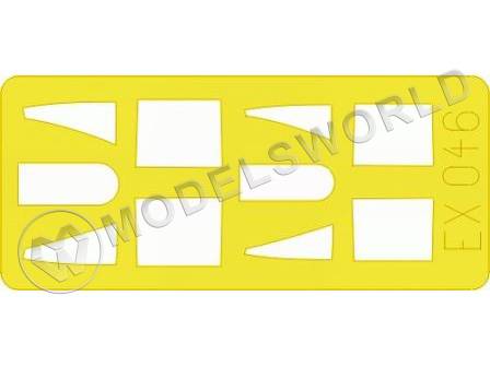 Окрасочная маска для MiG-25 Foxbat A, Revell. Масштаб 1:48