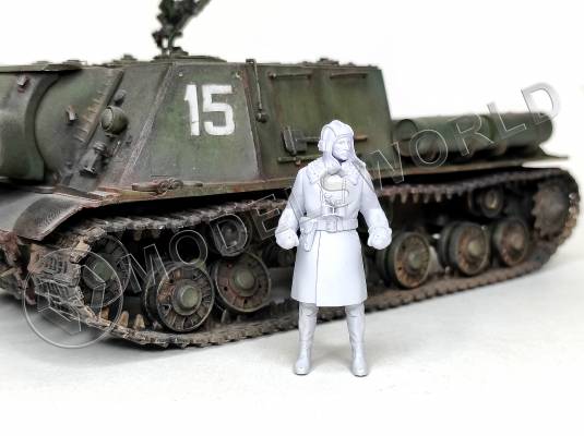 Фигура командира танка СССР, зима  1943 г., поза 1. Масштаб 1:35