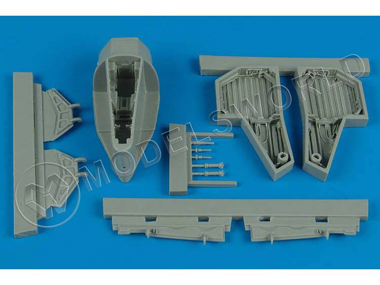 Конверсионный набор F-84F Thunderstreak wheel bays, Kinetic. Масштаб 1:48 - фото 1