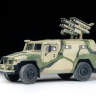 Склеиваемая пластиковая модель Российский бронеавтомобиль ГАЗ "ТИГР" с ПТРК "Корнет-Д". Масштаб 1:35