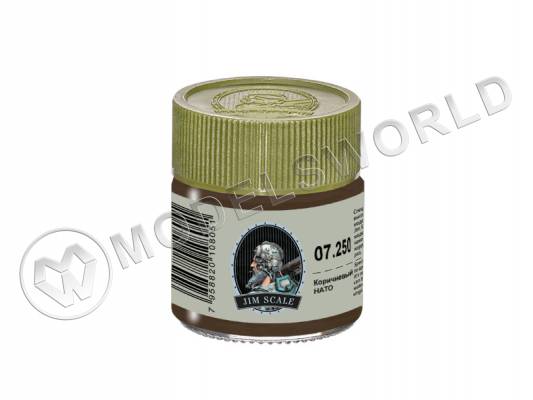 Спиртовая краска Jim Scale Коричневый НАТО, 10 мл