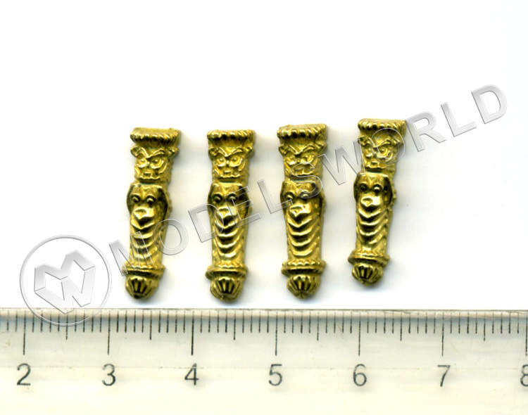 Декоративный элемент, лев, 20 мм, металл 1 шт. - фото 1