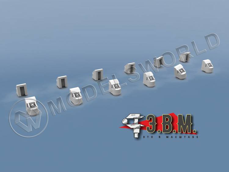 Отбойники балансиров ранние ИС-2. Масштаб 1:35 - фото 1