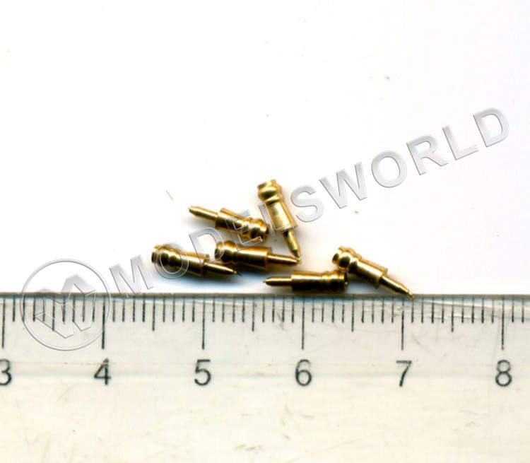 Макет пушки, латунь, 5 мм, 2 шт Макет пушки, латунь, 5 мм, 2 шт - фото 1