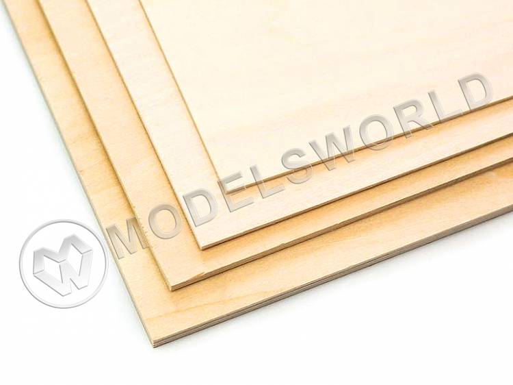 Фанера липовая 3-х слойная 1.5х100х900 мм - фото 1