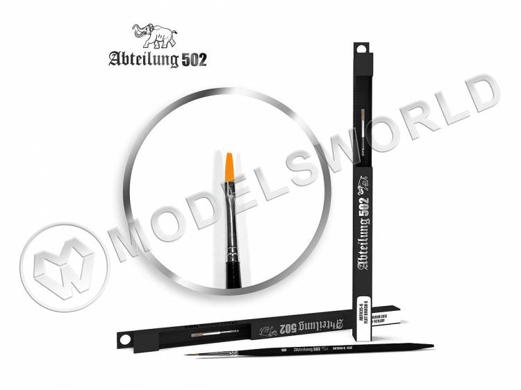 Кисть плоская Abteilung 502 №6 - фото 1