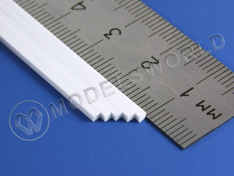 Полоска пластиковая 1.5х1.5 мм, 10 шт - фото 1