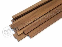 Рейка 4.0х4.0x500 мм, орех, 1 шт