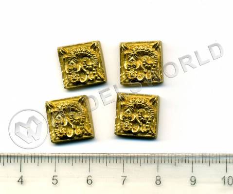 Декоративный элемент, русалка, 12 мм, металл 1 шт.