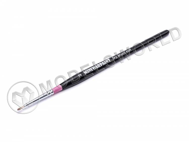 Кисть MiniWarPaint серия Drybrush Soft №2 Кисть MiniWarPaint серия Drybrush Soft №2 - фото 1