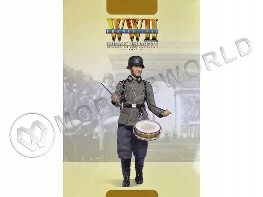 Фигура Барабанщик оркестра Вермахта. Масштаб 1:6