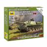 Склеиваемая пластиковая модель Советская самоходная артиллерийская установка СУ-85. Масштаб 1:100