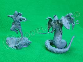 Миниатюра "Алёша Попович и Тугарин Змей". Масштаб 1:35 