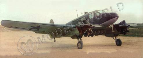 Модель самолета из Ф.П. смолы Як-6НББ. Масштаб 1:32