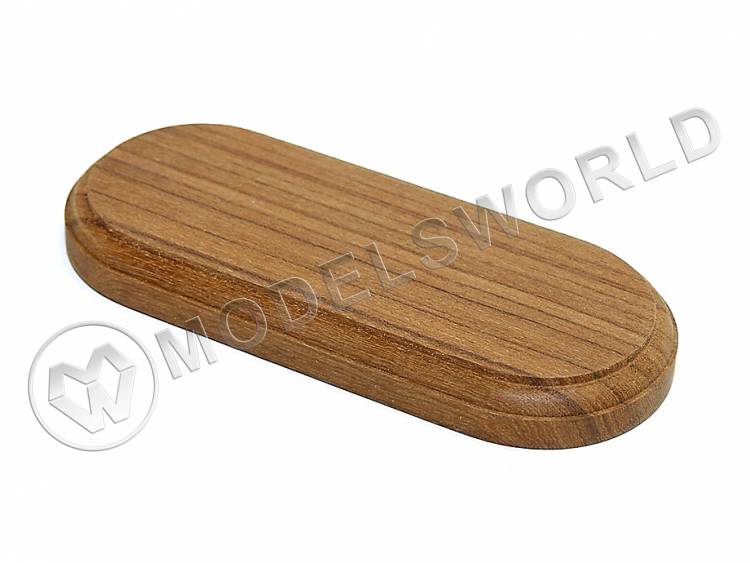 Основание овальное 210х90 мм, красное дерево - фото 1