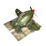 Готовая фантазийная модель, американский истребитель P-40 Warhawk