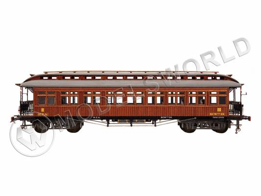 Набор для постройки модели Пассажирского вагона. Масштаб 1:32