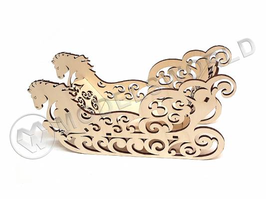 Конфетница "Сани-Кони". Набор для сборки