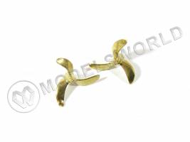 Винт 3-х лопастной РИФ сабельного типа, диаметр 12.5 мм, 2 шт. Масштаб 1:350