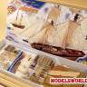 Набор для постройки модели корабля DOS AMIGOS. Масштаб 1:53