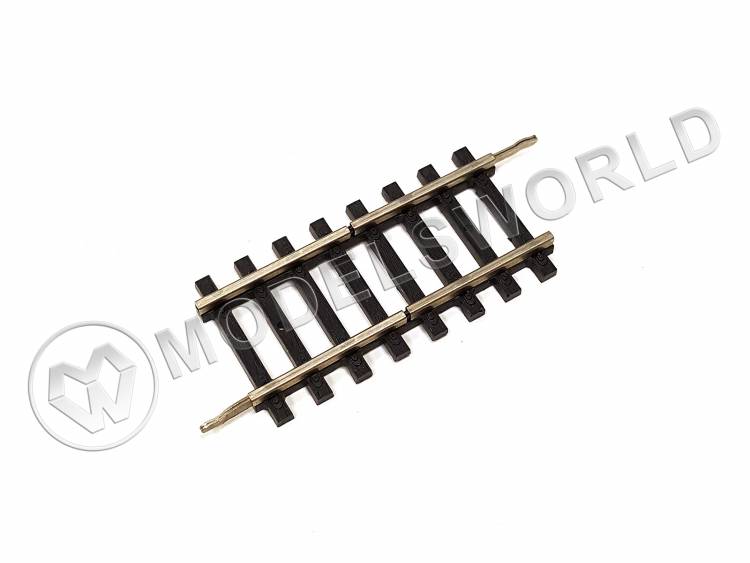 Прямой участок рельсового пути мини, 1 шт. Масштаб H0 - фото 1