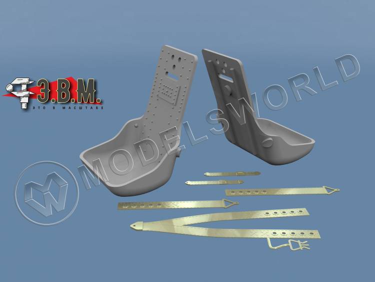 Кресло пилота ранее Ил-2 (Завод №30). Масштаб 1:48 - фото 1