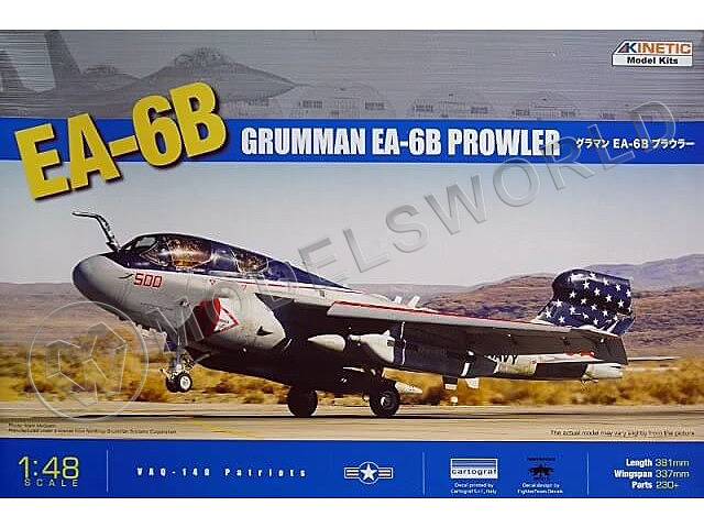 Склеиваемая пластиковая модель палубного самолета EA-6B Prowler. Масштаб 1:48 - фото 1