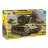 Склеиваемая пластиковая модель Советский тяжелый танк КВ-2. Масштаб 1:35