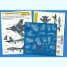 Декаль Су-30 пиксельный камуфляж МА ВМФ России. Масштаб 1:72