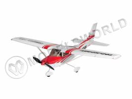 Радиоуправляемая модель самолёта Top RC Cessna 182 400 class красная 965 мм KIT