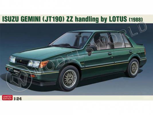 Склеиваемая пластиковая модель автомобиль Isuzu Gemini (JT190) ZZ (Limited Edition). Масштаб 1:24