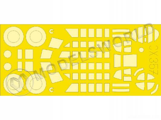 Набор окрасочных масок для Cant Z1005, SuperModel. Машстаб 1:72