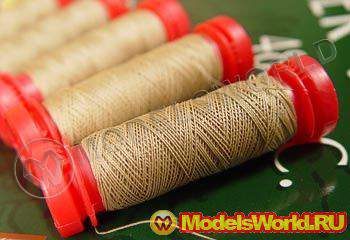 Нить для моделей Amati, бежевая 0.1 мм х 20 м - фото 1