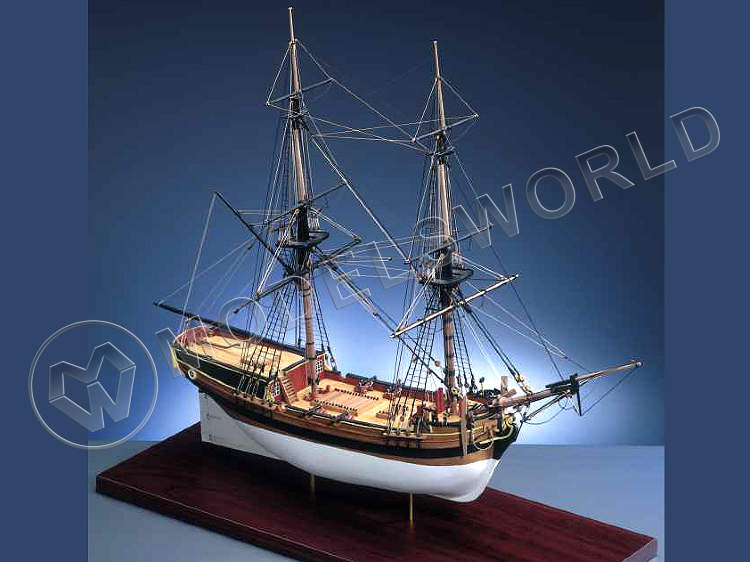 Набор для постройки модели корабля HM BRIG SUPPLY. Масштаб 1:64 - фото 1