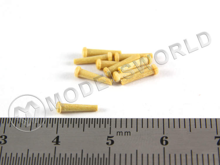 Деревянный гвоздь, самшит, 8 мм, 10 шт - фото 1