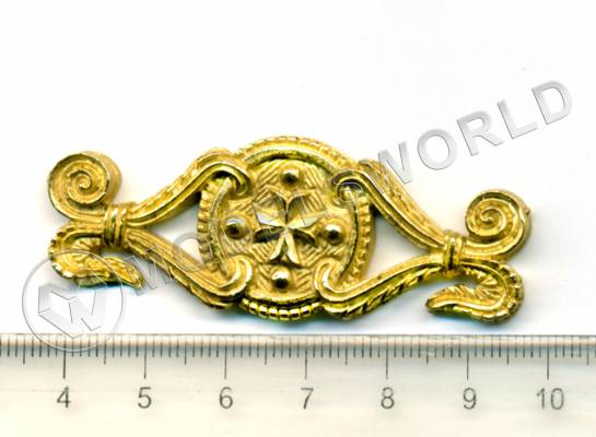 Декоративный элемент на корму, 60 мм, металл 1 шт