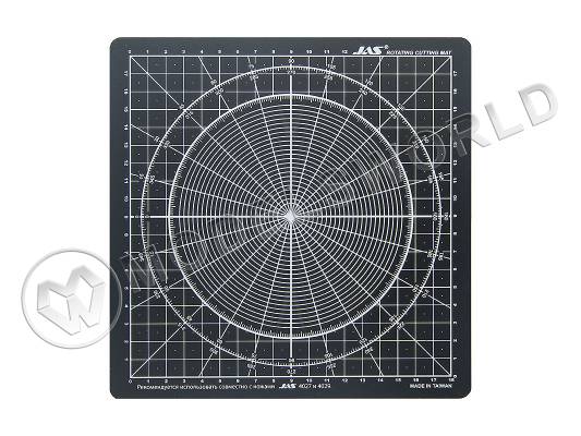 Коврик для резки JAS вращающийся, самовосстанавливающийся 4-х слойный, 200 х 200 мм