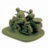 Советский мотоцикл М-72 с коляской и экипажем. Масштаб 1:72