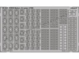 Фототравление Зенитное орудие Bofors WWII. Масштаб 1:700
