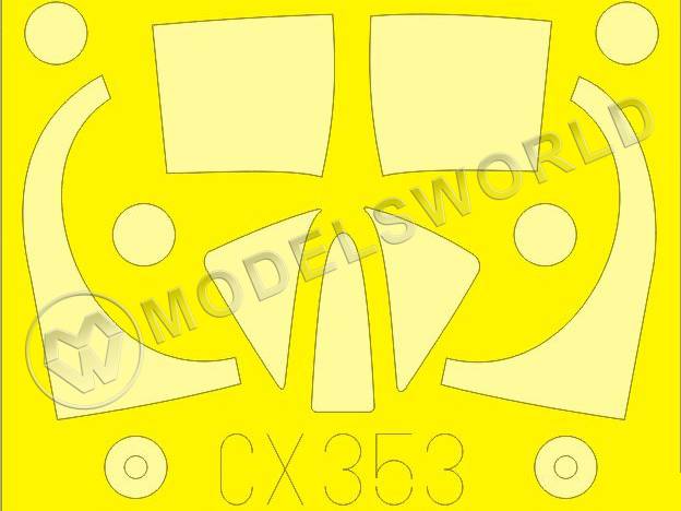 Набор окрасочных масок для T-28, Sword. Масштаб 1:72 - фото 1