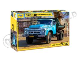 Склеиваемая пластиковая модель Самосвал ММЗ-555 на ЗИЛ-130. Масштаб 1:43