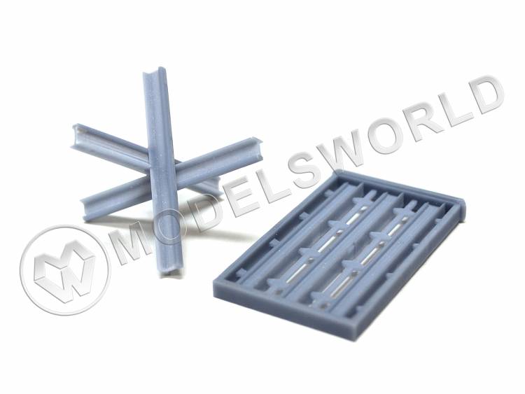 Противотанковый еж, рельс, 2 шт. Масштаб 1:35 - фото 1