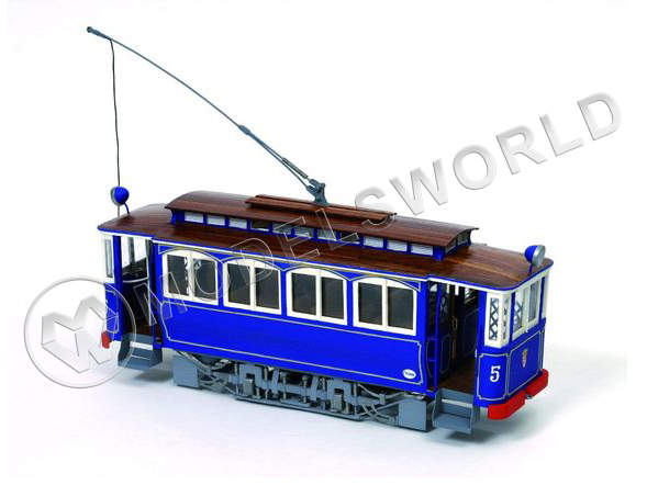 Набор для постройки модели трамвая TIBIDABO. Масштаб 1:24 - фото 1
