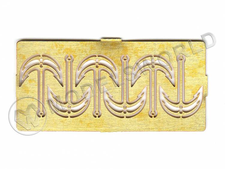 Якорь-кошка, латунь, 10 мм, 6 шт - фото 1