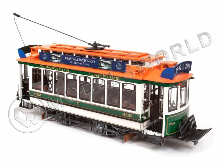 Набор для постройки модели трамвая BUENOS AIRES. Масштаб 1:24 - фото 1