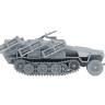 Склеиваемая пластиковая модель Немецкий бронетранспортер Sd.Kfz 251/1 Ausf.B "Ханомаг" с пусковыми установками. Масштаб 1:100