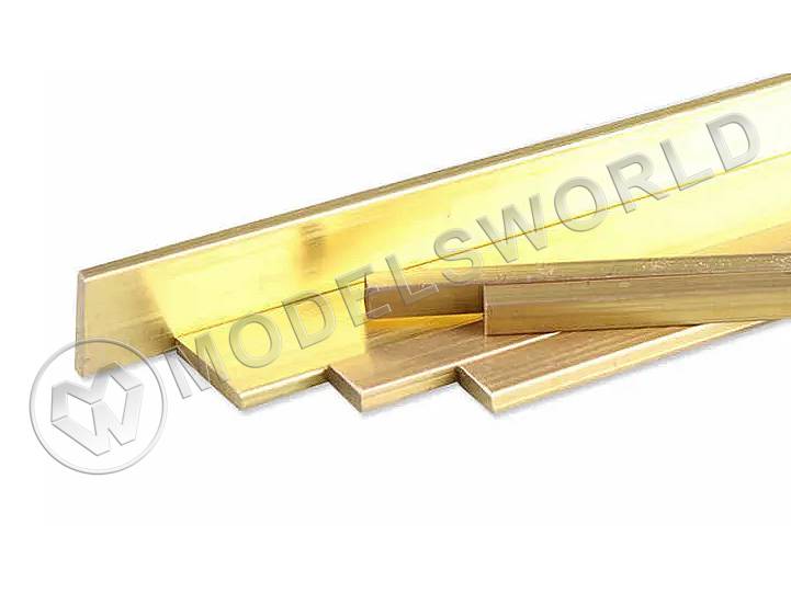 Полоска латунная 25х1.6 мм, 1 шт - фото 1