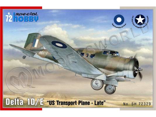 Склеиваемая пластиковая модель Транспортный самолёт Delta 1D/E US. Масштаб 1:72